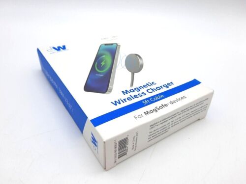 Just Wireless Gray Magnetic Wireless Charger for MagSafe Devices 5FT A117 image 0