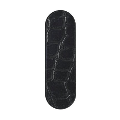PhoneFin Collapsible Finger Grip, Stand, & Mount - Black Leather image 0