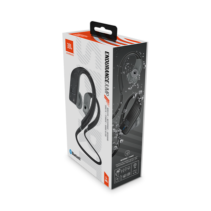 JBL Endurance Jump Wireless Around-the-Ear Headphones - Black (JBLENDURJUMPBLK)