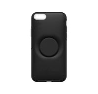 iPhone 8/7/6S Dual Layer Defender Case with Pop Up Holder - BLACK