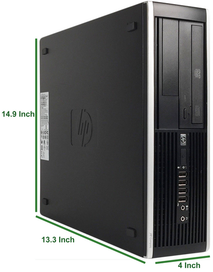 HP COMPAQ 8000 ELITE SFF Core 2 8GB RAM 500GB HDD Windows 10 Pro
