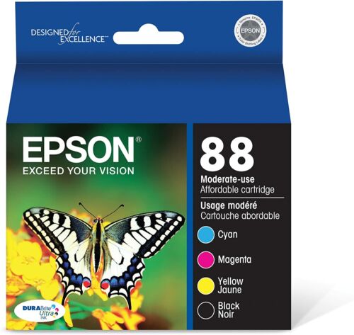 EPSON Stylus T088 DURABrite Ultra Ink Black&Color Cartridge Combo(T088120-BCS) image 0