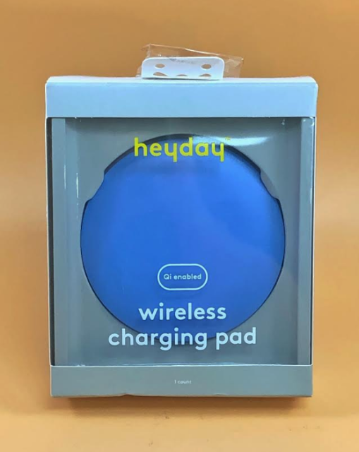 heyday Qi Wireless 5W Charging Puck - Bicycle Blue image 0