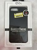 Case-Mate Apple iPhone 8 Plus/7 Plus/6s Plus/6 Plus Barely There Leather Case - Smooth Black image 0