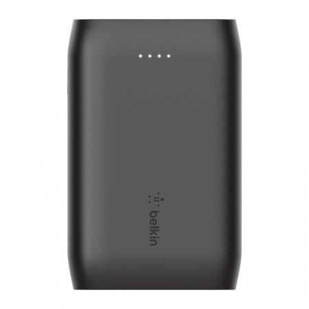 Belkin 10000mAh 3-Port Power Bank with 6in USB-C to USB-A Cable - Black image 0