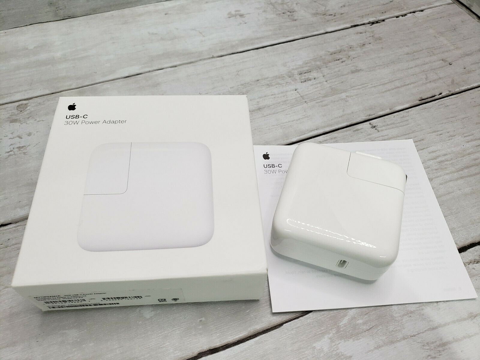 Genuine Apple USB-C Power Adapter 30 Watt model MY1W2AM/A image 0