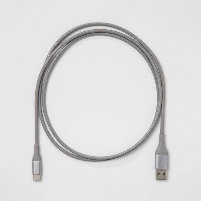 HEYDAY USB C 4' USB-C GRAY/SILVER image 0
