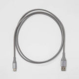 HEYDAY USB C 4' USB-C GRAY/SILVER image 0