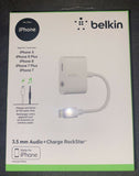 Belkin 3.5 mm Audio + Charge Rockstar Adapter for iPhone image 0