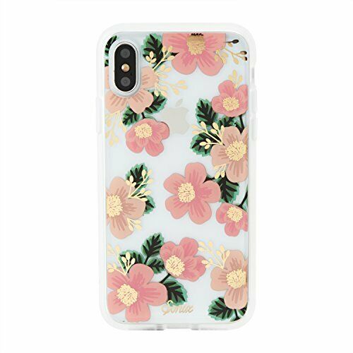 Sonix Southern Floral Case for iPhone X/Xs Women's Protective Pink Flower Clear image 0