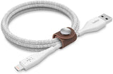 Belkin DuraTek Plus 4' Lightning to USB-C Cable - White image 0
