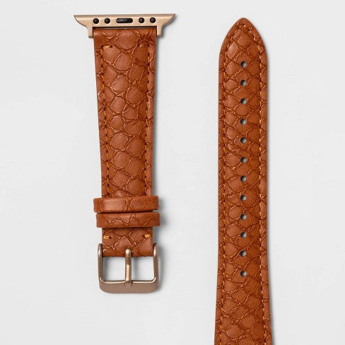 Apple Watch Faux Leather Band 38mm/40mm - Heyday Croc image 0