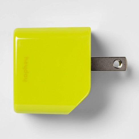 Heyday USB Wall Charger - Lime Green image 0