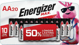 Energizer AA Batteries (20 Count), Double A MAX image 0