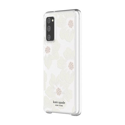 Kate Spade New York Samsung Galaxy S20 FE 5G Phone Case Hollyhock Floral - Cream/Clear image 0
