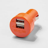 Heyday 2-Port USB Car Charger - Coral image 0