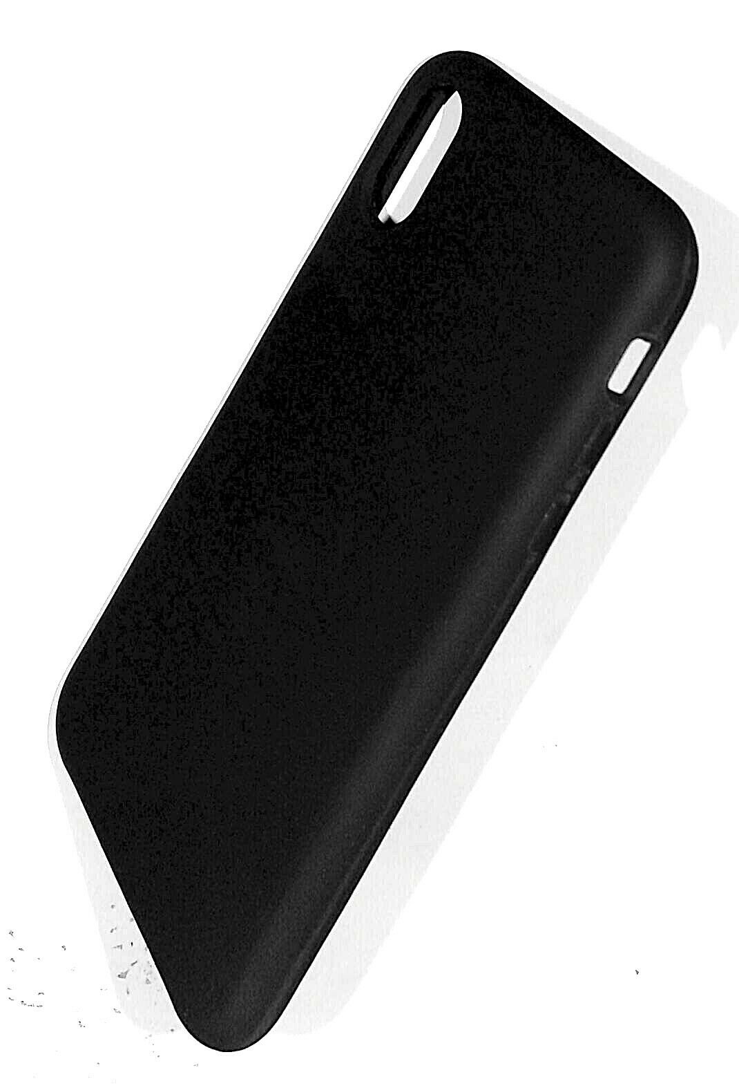 Heyday Liquid Silicone Case for iPhone X, XS Hard Cover, soft interior - Black image 0