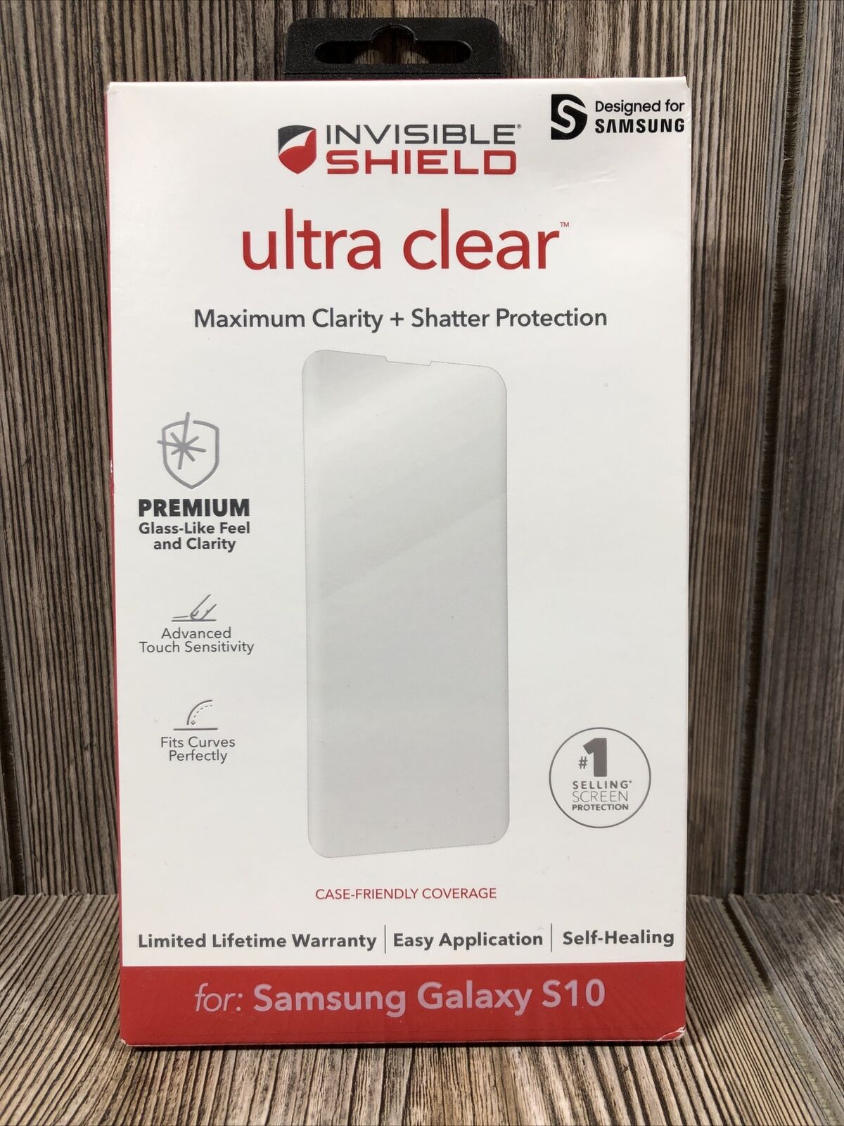 ZAGG INVISIBLE SHIELD ULTRA CLEAR FOR SAMSUNG GALAXY S10 image 0