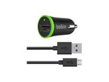 Belkin Universal 2.4A Car Charger with 4' Micro-USB Charger Sync Cable image 0