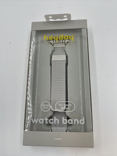 Heyday Apple Watch Metal Grey Mesh Band 38/40 MM image 0