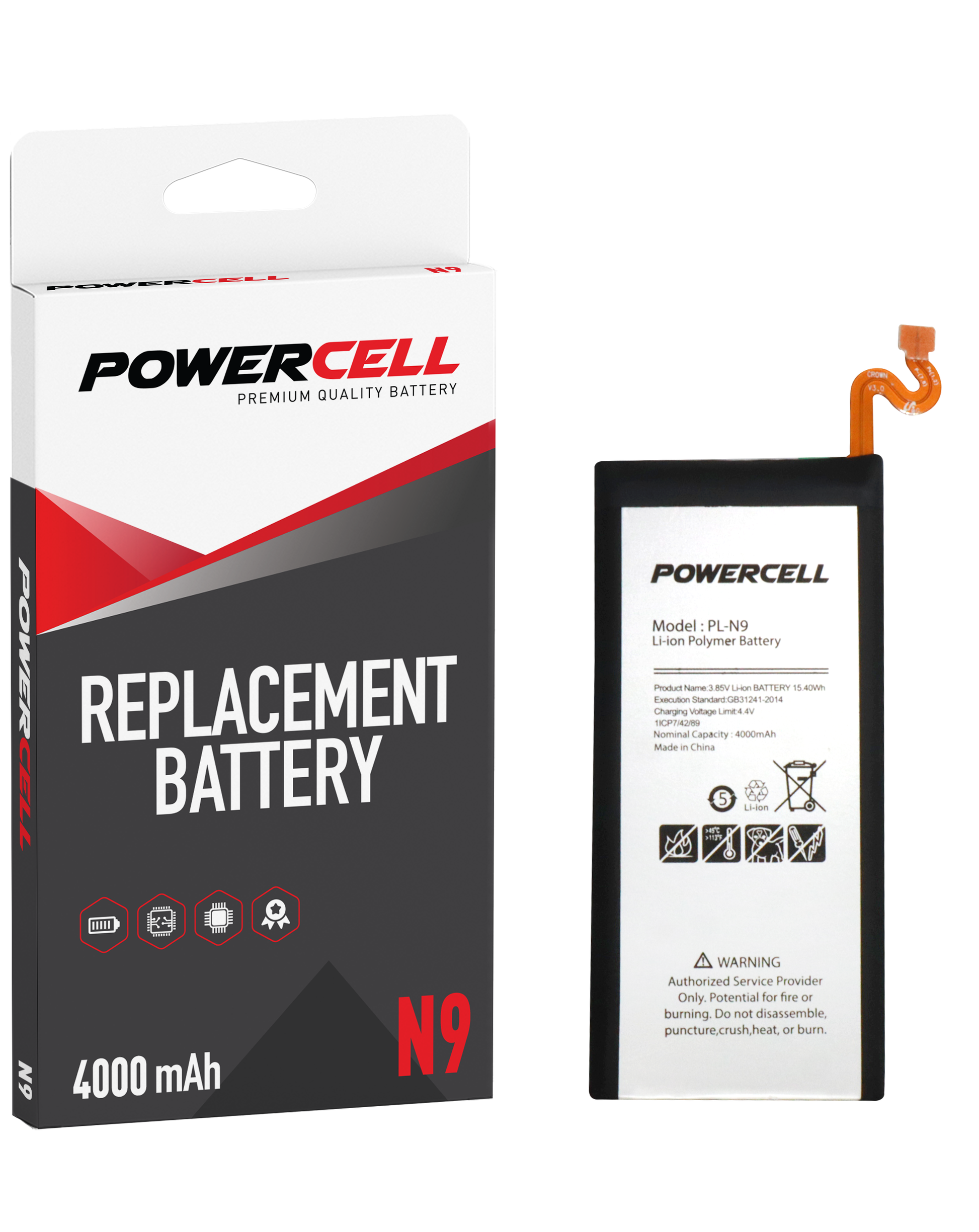 POWERCELL Galaxy Note 9 Replacement Battery image 0