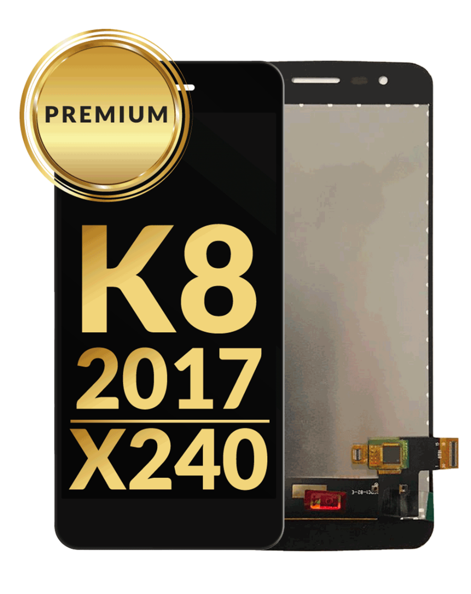 LG K8 (2017)/X240 LCD Assembly (BLACK) (Premium/Refurbished) image 0