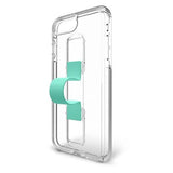 BodyGuardz Apple iPhone 8 Plus/7 Plus/6s Plus/6 Plus SlideVue Case - Clear/Mint image 0