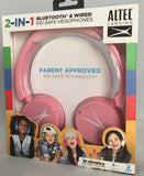 Kids Altec Lansing Bluetooth Headphones - Pink (MZX250) image 0
