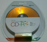 MEMOREX CD-R MEMOREX 32020016658 40X 700MB 80 Min Recordable 10PK image 0