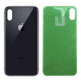 iPhone X Battery Cover Glass Housing Rear BackDoor Replacement part-Black image 0