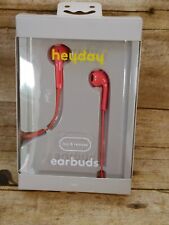 heyday Wired In-Ear TPE Earbuds - Coral image 0