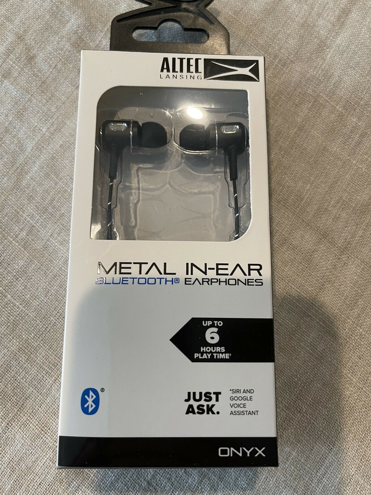 Altec Lansing Metal In-Ear Bluetooth Earbud Black image 0