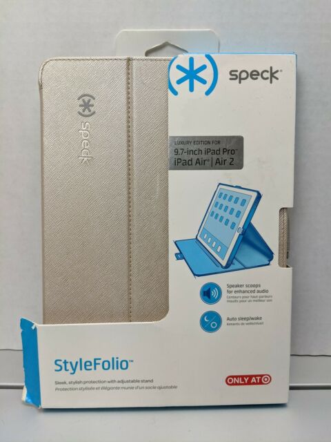 Speck Stylefolio Luxe for iPad Air / Air 2 / Pro 9.7" - Textured Metallic (White Gold) image 0