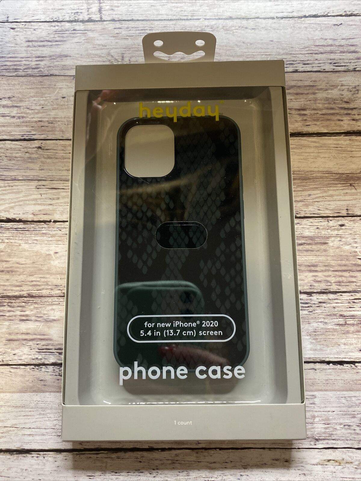 Heyday Apple iPhone 12 Mini Case - Snake Skin Sycamore Green image 0