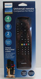 Philips Elite Plus 4-Device Companion Remote Control with Flip & Slide for Roku image 0