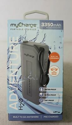 myCharge Adventure H2O Mini 3350mAh Portable Charger - Gray image 0