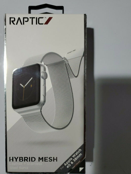 X-Doria Hybrid Mesh for Apple Watch - Silver/White 38-40mm image 0