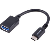 Philips 6" USB-C to USB 3.1 Female Adapter Black image 0