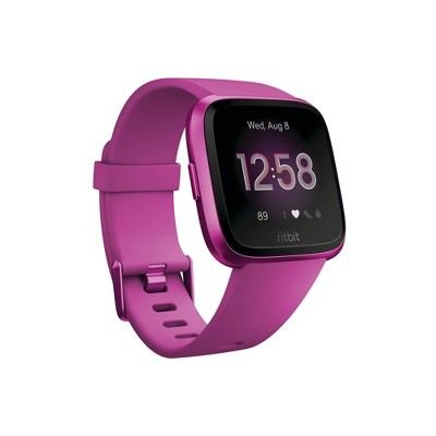 Fitbit Versa Lite Smartwatch with Small & Large Band - Mulberry image 0