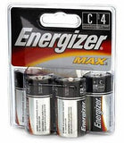 Energizer 4pk MAX Alkaline C Batteries image 0