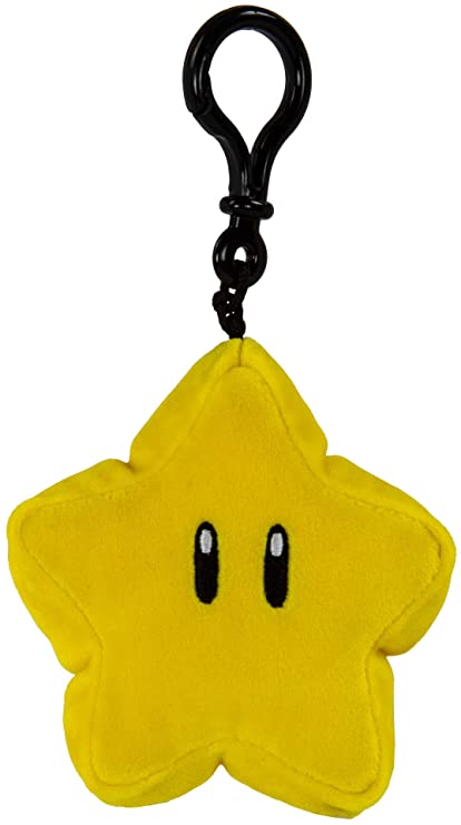 Nintendo Mario Kart Mocchi-Mocchi Clip on Plush - Star image 0