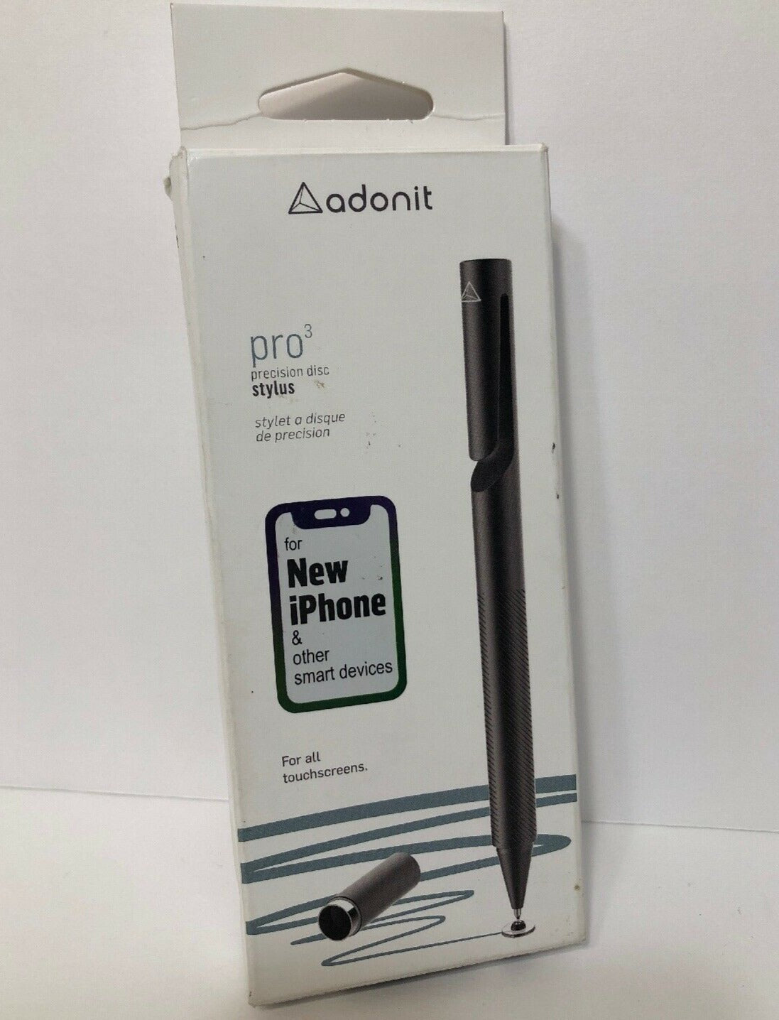 Adonit Pro 3 Precision Disc Stylus for All Touchscreens (Black) image 0