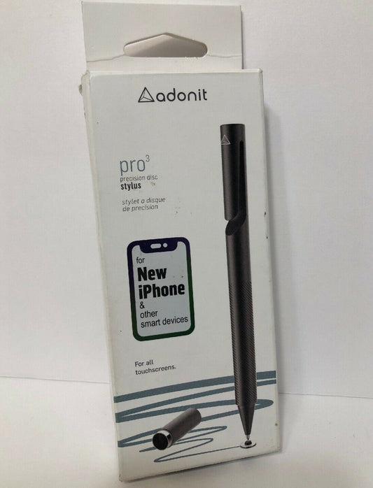 Adonit Pro 3 Precision Disc Stylus for All Touchscreens (Black) image 0