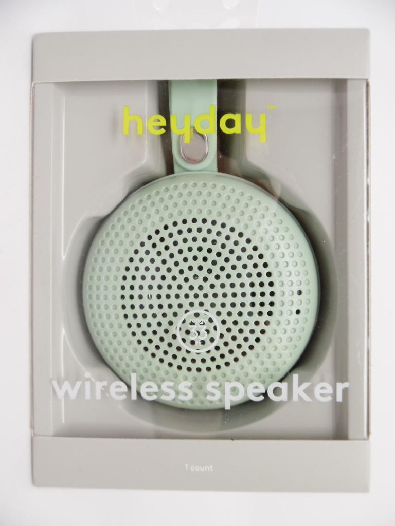 Heyday Bluetooth Round Speaker with Loop - River Green - Range 33ft image 0