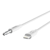 Belkin 6' Lightning to 3.5mm Aux Audio Cable - White image 0
