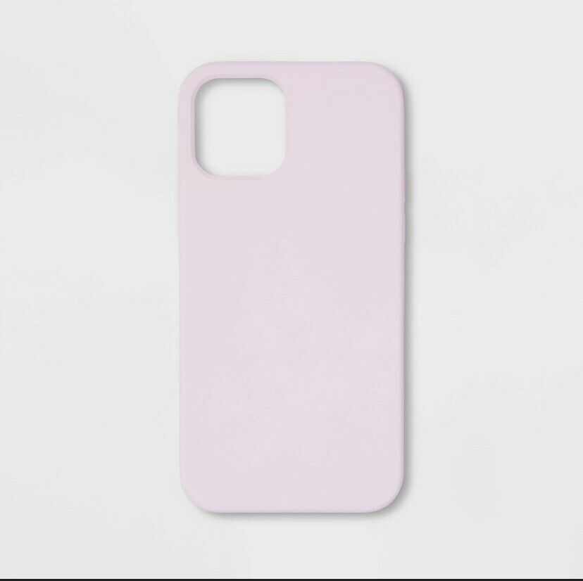 Heyday Apple iPhone 12/iPhone 12 Pro Light Pink Silicone Phone Case A003 image 0