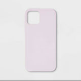 Heyday Apple iPhone 12/iPhone 12 Pro Light Pink Silicone Phone Case A003 image 0