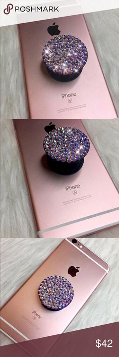 Cell Phone Ring Holder & Stand - More Than Magic Blue Topez image 0