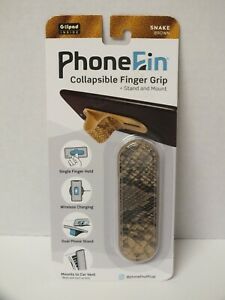 PhoneFin Brown Snake Skin image 0