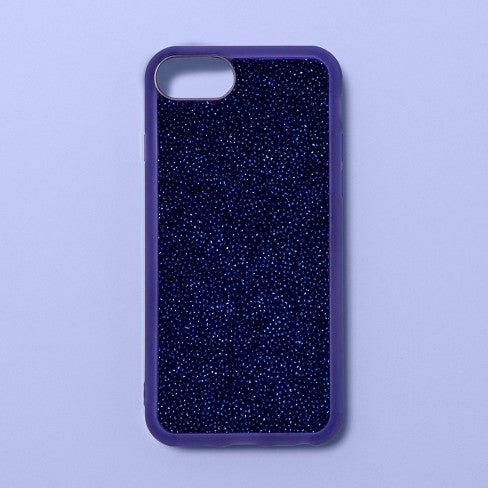 Apple iPhone 8 Plus/7 Plus/6s Plus/6 Plus Crushed Velvet Case - More Than Magic - Blue image 0